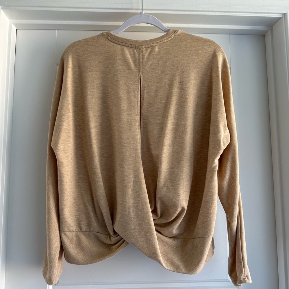 Old Navy Tan Athletic Long Sleeve Shirt